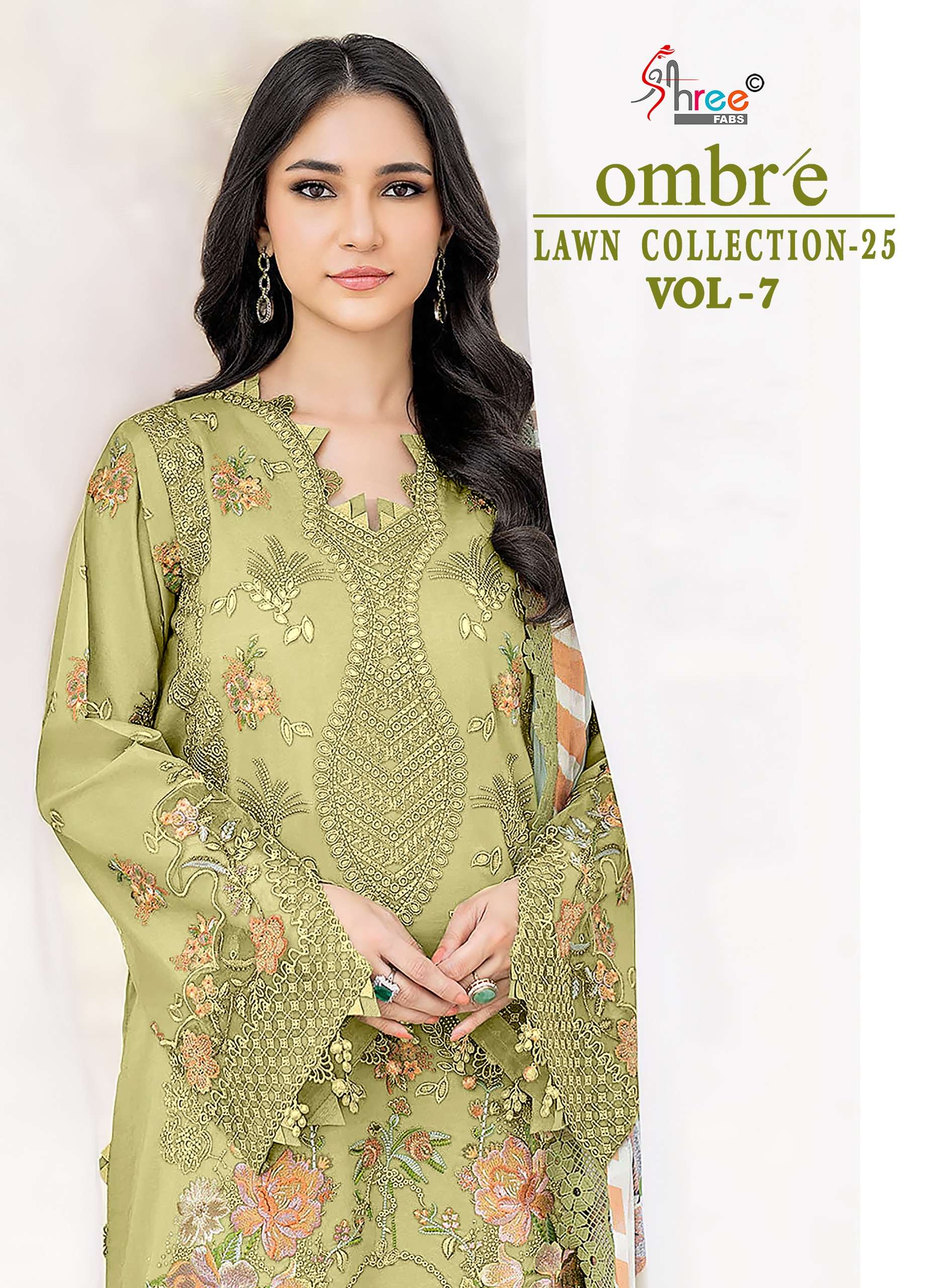 OMBRE LAWN COLLECTION - 2025 VOL - 7 BY SHREE FABS